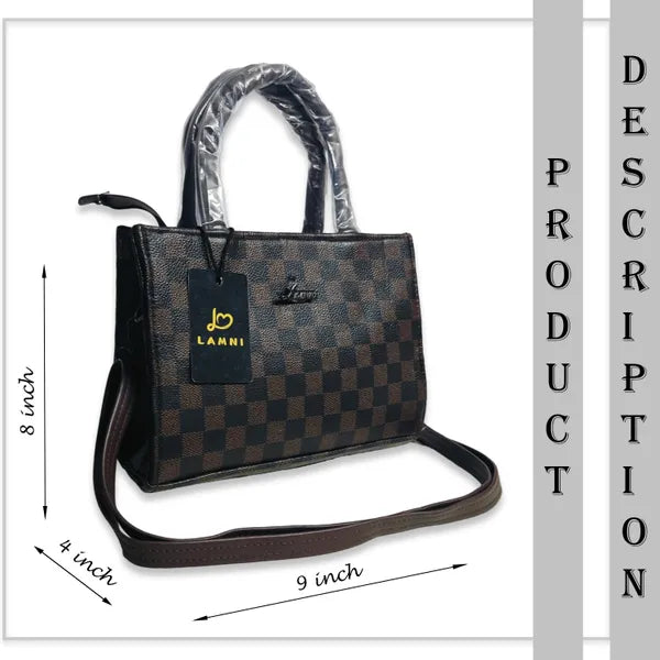 Lv Faux vagan leather sling bags for casual and party