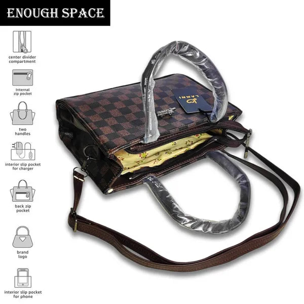 Lv Faux vagan leather sling bags for casual and party