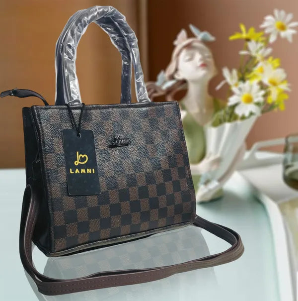 Lv Faux vagan leather sling bags for casual and party